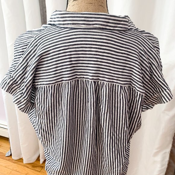 NWOT Madewell Central Shirt in Dalton Stripe - Picture 6 of 6